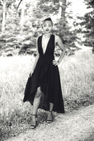 black dress