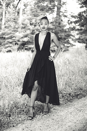 black dress